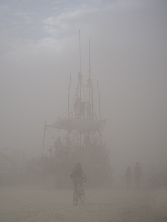 Dust Storm, Burning Man photo