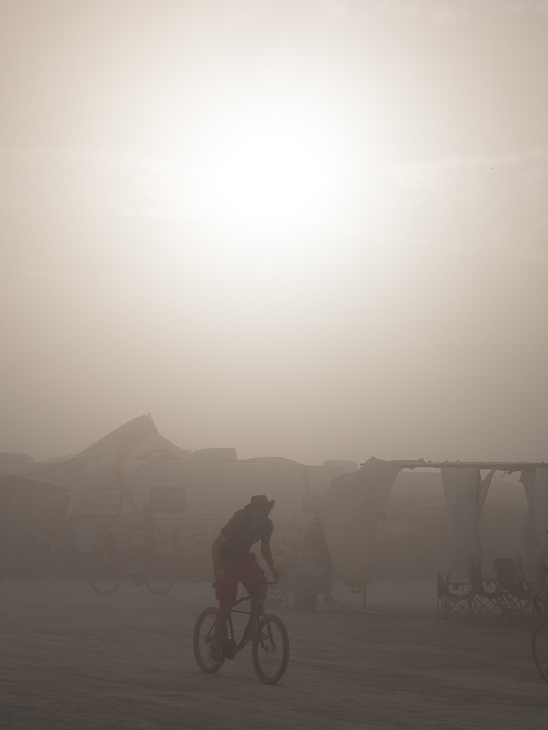 Dust Storm, Burning Man photo