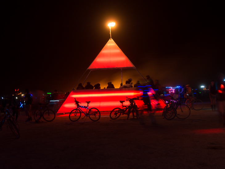 Pyramid Art Car, Burning Man photo