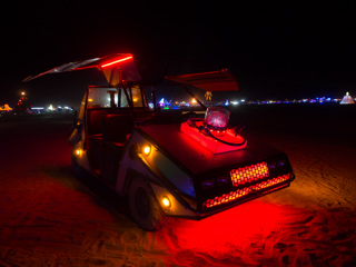 Back to the Future, Burning Man photo