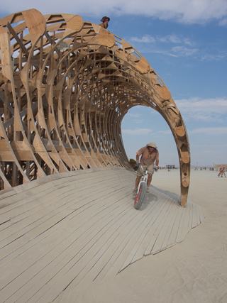 Cruz the Wave, Burning Man photo