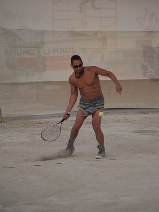 Drew, Burning Man photo