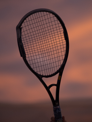 Smashed Racquet, Burning Man photo