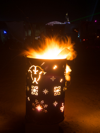 Ganesh Burn Barrel, Burning Man photo