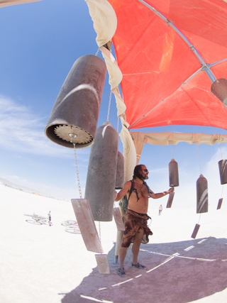 Stands of Chime, Burning Man photo