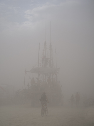 Dust Storm, Burning Man photo