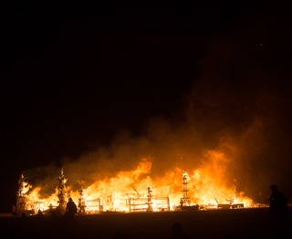 Remains of the Temple, Burning Man photo