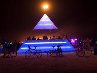 Pyramid Art Car, Burning Man photo