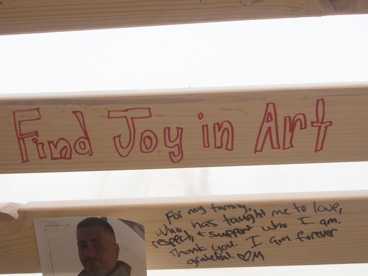 Find Joy in Art, Burning Man photo