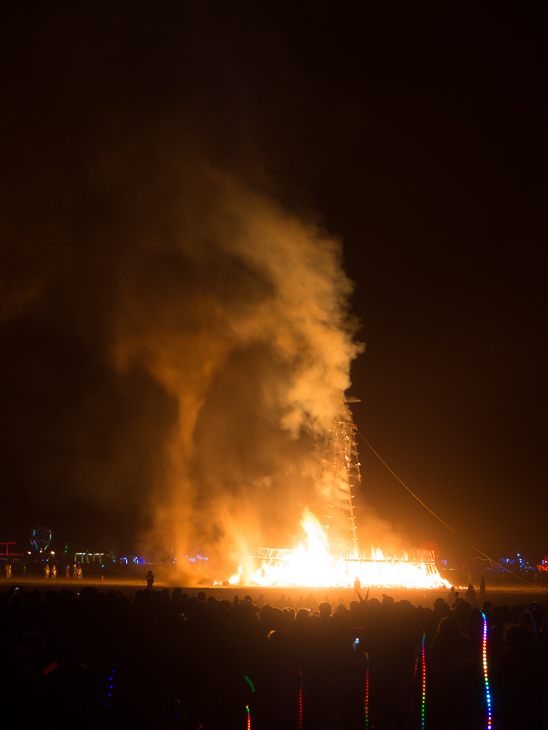 The Man Burns, Burning Man photo