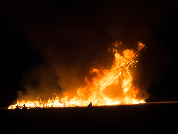 The Temple Falls, Burning Man photo