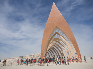 The Temple of Promise, Burning Man photo