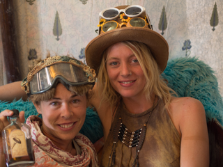 Inside the Ganesh Tent, Burning Man photo