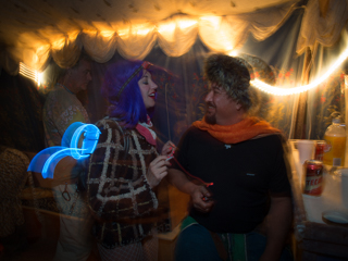 Nachelle and Game Changer, Burning Man photo