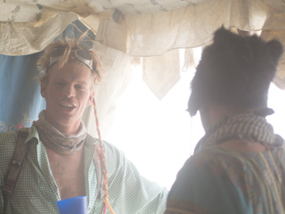 Inside the Ganesh Tent, Burning Man photo