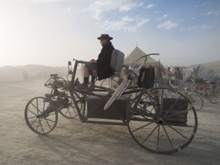 Steampunk Art Car, Burning Man photo