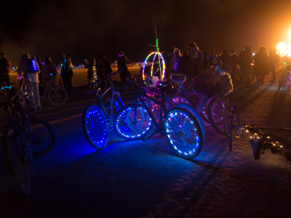 Bikes, Burning Man photo