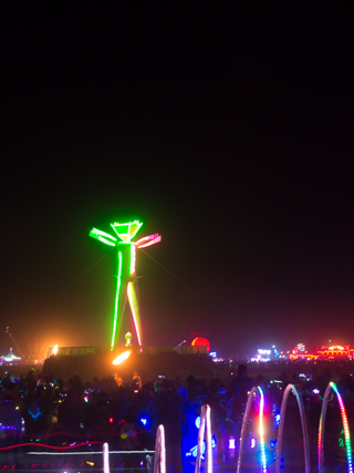 Arms Raising, Burning Man photo