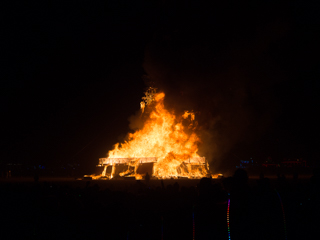 The Man Burns, Burning Man photo