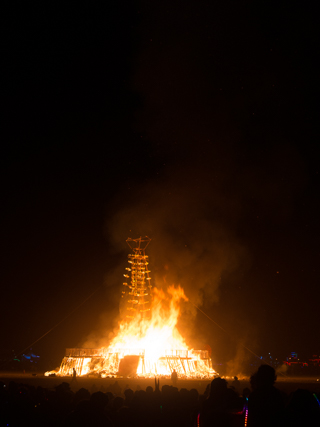 The Man Burns, Burning Man photo