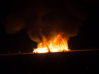 Temple on Fire, Burning Man photo