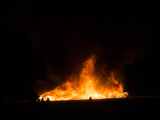 Temple on Fire, Burning Man photo