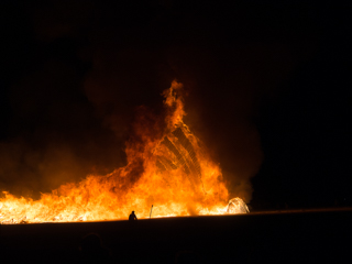 Temple on Fire, Burning Man photo