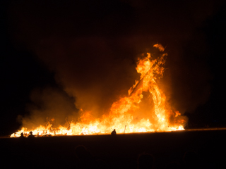 The Temple Falls, Burning Man photo