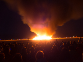 Temple Fire, Burning Man photo