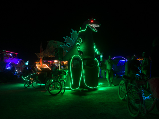 Godzilla, Burning Man photo