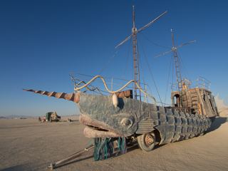 Narwhal Art Car, Burning Man photo