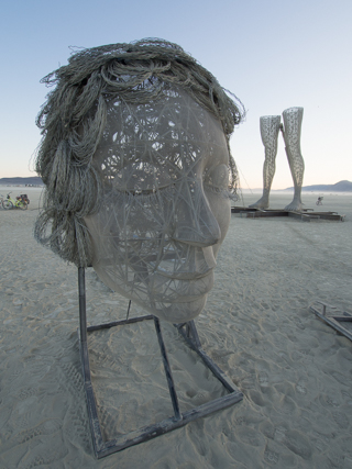 Head, Burning Man photo
