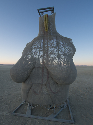 Torso, Burning Man photo