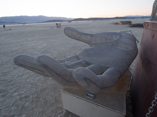 Hand, Burning Man photo
