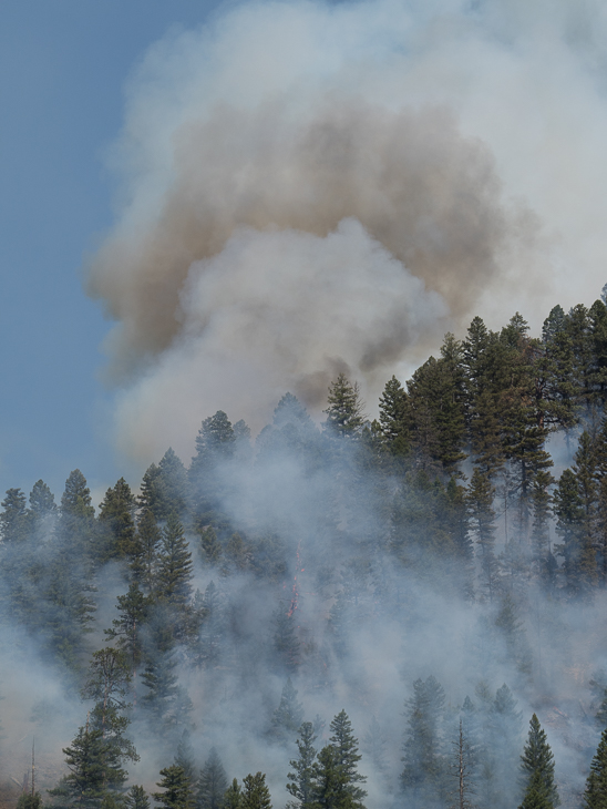 Ridge Over Goat Creek, Goat Creek Fire photo