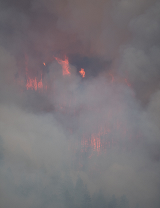 West Gulch Blows Up, Goat Creek Fire photo