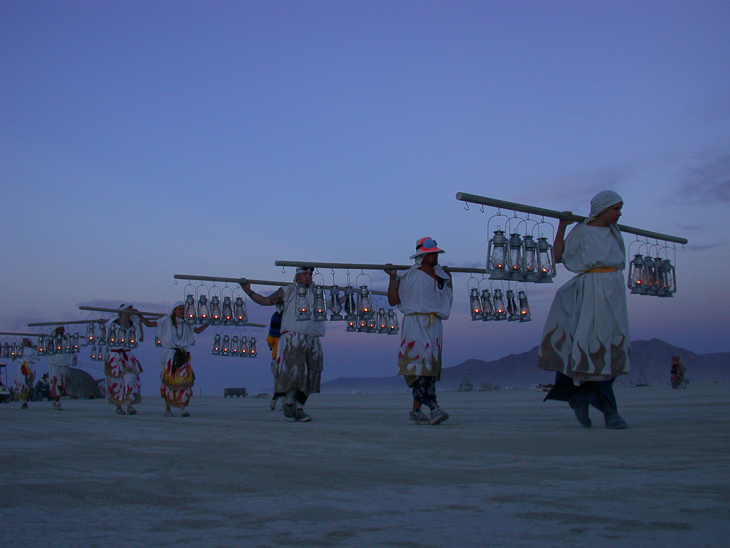 Lamplighters - 2003, Burning Man photo