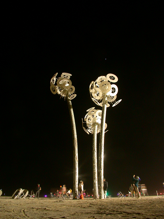 Giant Space Dandelions - 2010, Burning Man photo