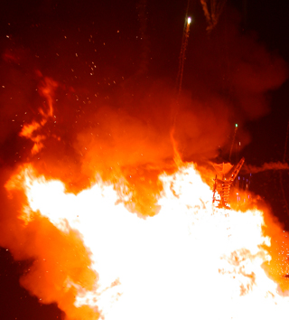 Defiant to the End - 2003, Burning Man photo