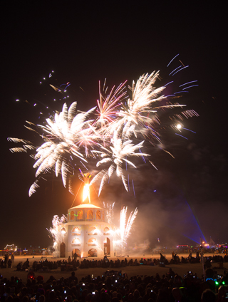 The Man Ignites - 2012, Burning Man photo